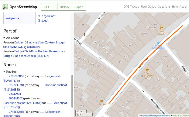  Screenshot of way 829884619 showing relations in OSM